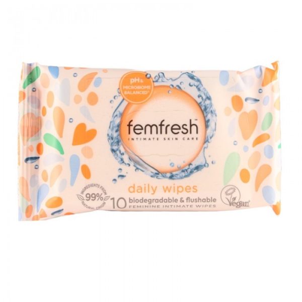 FEMFRESH WIPES 10S