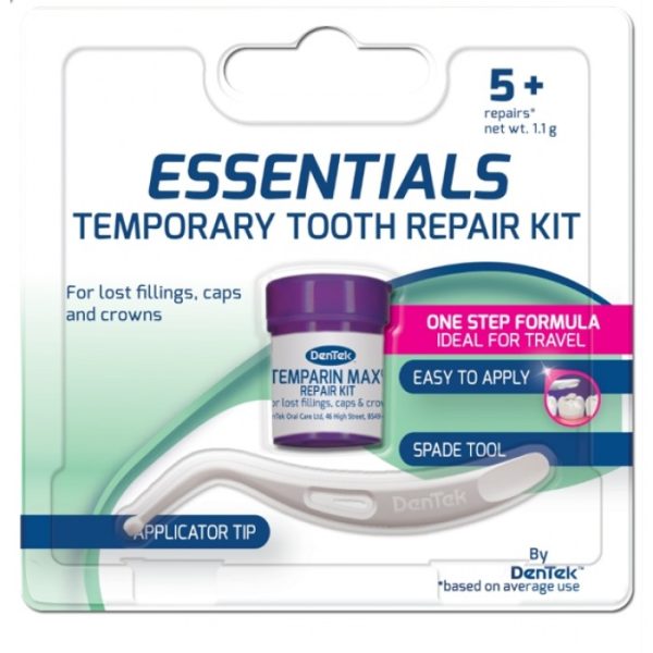 DENTEK ESSENTIALS TEMPORARY TOOTH REPAIR KIT