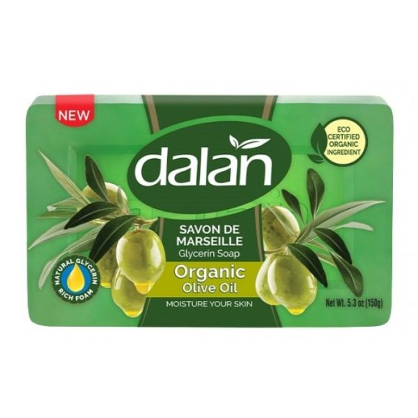 DALAN SAVON DE MARSEILLE GLYCERINE SOAP 150G ORGANIC OLIVE OIL