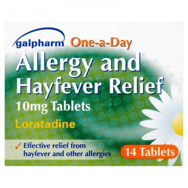 GALPHARM ALLERGY & HAYFEVER RELIEF 14'S (LORATADINE)