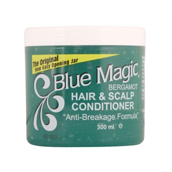 BLUE MAGIC 300ML BERGAMOT HAIR SCALP CONDITIONER British Chemist BLUE MAGIC 300ML BERGAMOT HAIR SCALP CONDITIONER British Chemist
