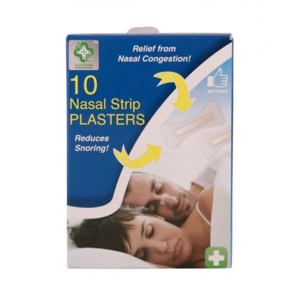 A&E PLASTERS 10'S NASAL STRIP