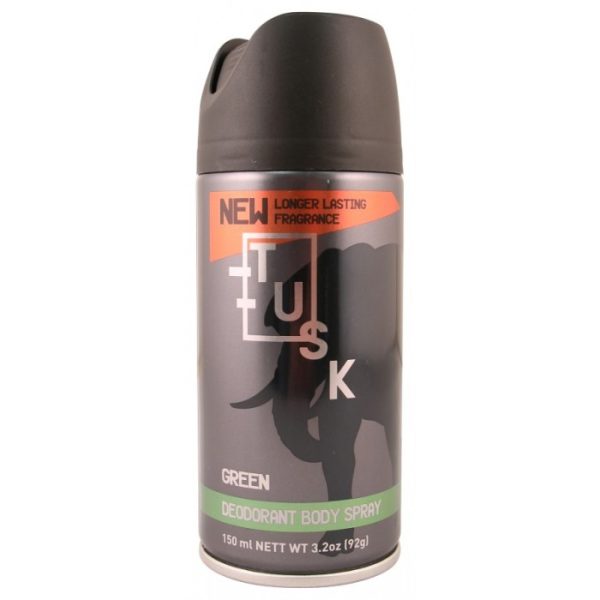 TUSK DEODRANT BODY SPRAY 150ML GREEN