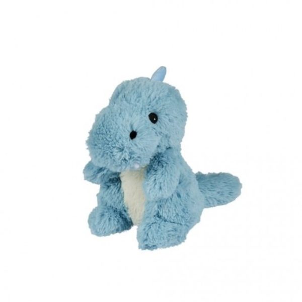 WARMIES MICROWAVEABLE SOFT TOYS BABY DINOSAUR BLUE