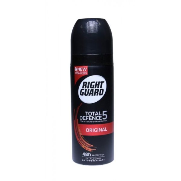 RIGHT GUARD MEN'S ANTI-PESPIRANT 150ML TD5 ORIGINAL (RG09)