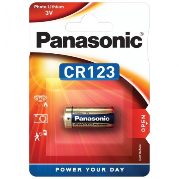 PANASONIC PHOTO LITHIUM BATTERIES 3V CR123