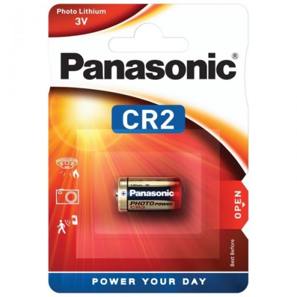 PANASONIC PHOTO LITHIUM BATTERIES 3V CR2