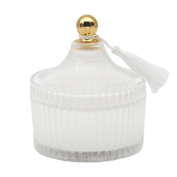 CANDLE JAR LINEN (WHITE) LP72384