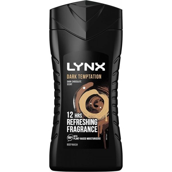 LYNX BODY WASH 225ML DARK TEMPTATION