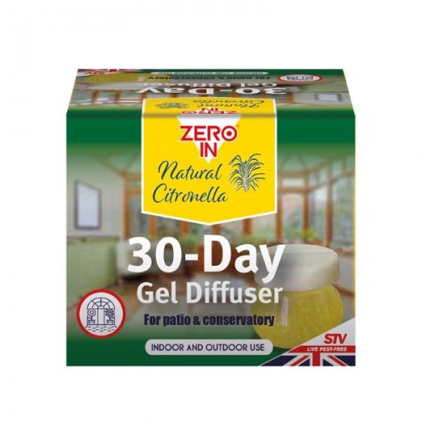 ZERO IN CITRONELLA 30-DAY GEL DIFFUSER