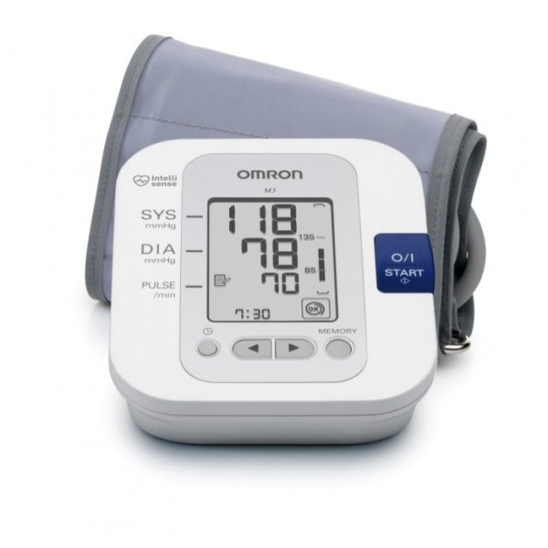 OMRON AUTOMATIC UPPER ARM BLOOD PRESSURE MONITOR M3