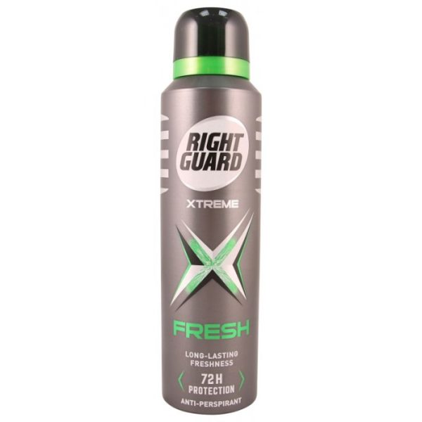 RIGHT GUARD XTREME MEN'S ANTI-PESPIRANT 150ML FRESH (RG12)