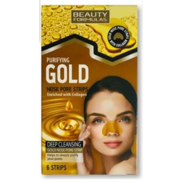 BF GOLD FACIAL NOSE PORE STRIPS 6'S