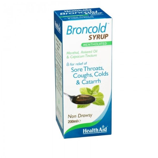 HEALTHAID BRONCOLD SYRUP 200ML