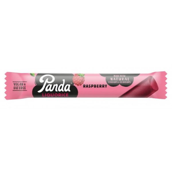 PANDA LIQUORICE BARS 32G RASPBERRY