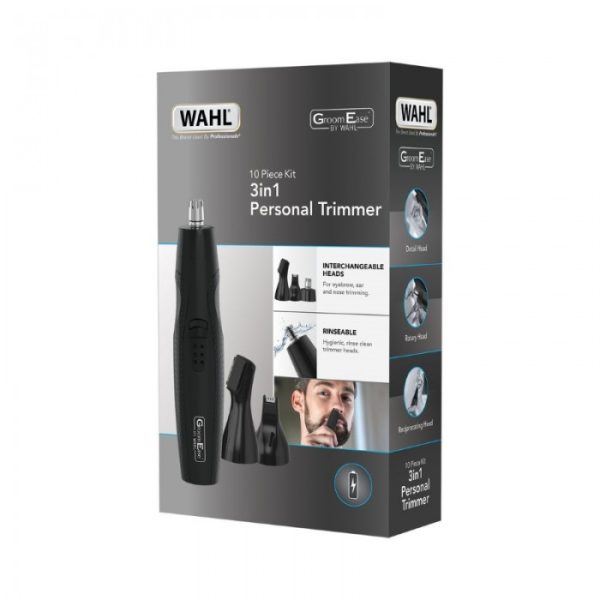 WAHL 3IN1 PERSONAL BATTERY TRIMMER KIT 10PCS