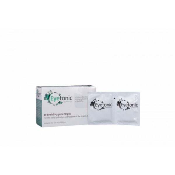 EYETONIC EYELID HYGIENE WIPES 20'S