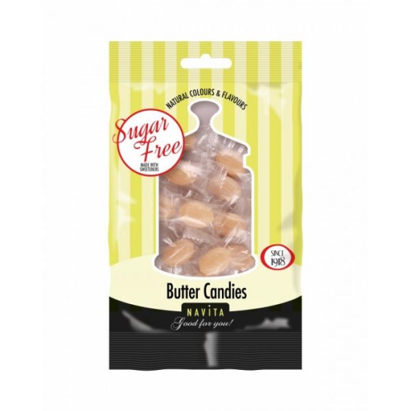 NAVITA SUGAR FREE SWEETS 70G BUTTER CANDIES