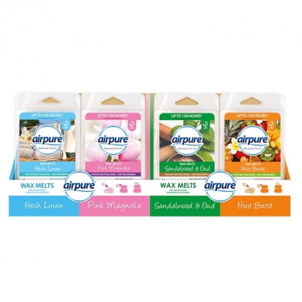 AIRPURE WAX MELTS 8PK 68G (OPTION 12)