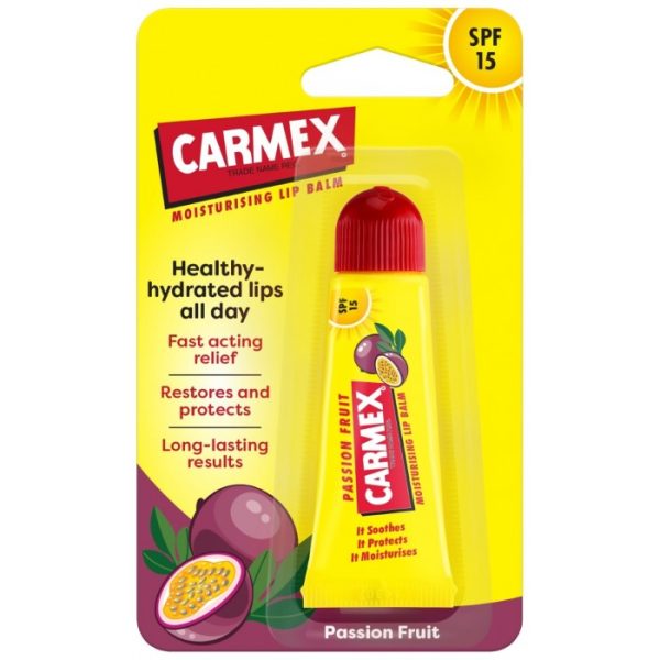 CARMEX LIP BALM TUBE 10G PASSION FRUIT