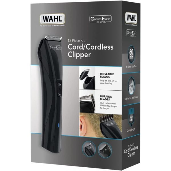 WAHL CORD/CORDLESS CLIPPER KIT 13PCS