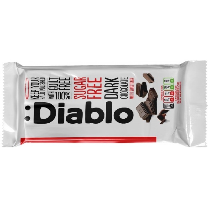 DIABLO SUGAR FREE CHOCOLATE 85G DARK British Chemist DIABLO SUGAR FREE CHOCOLATE 85G DARK British Chemist