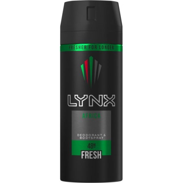 LYNX BODY SPRAY 150ML AFRICA