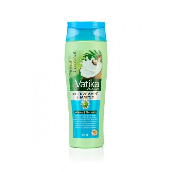 VATIKA SHAMPOO 400ML TROPICAL COCONUT