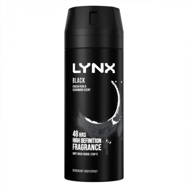 LYNX BODY SPRAY 150ML BLACK