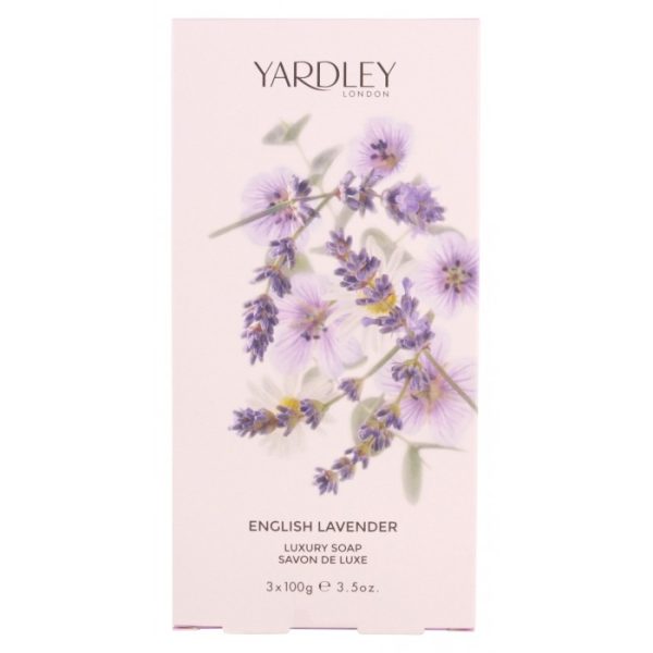 YARDLEY ENGLISH LAVENDER LUXURY SOAP 3 X 100G