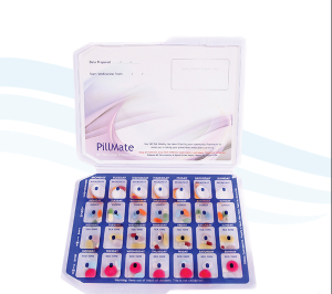 PILLMATE MONTHLY PAPER + SEALS 50 (20033)
