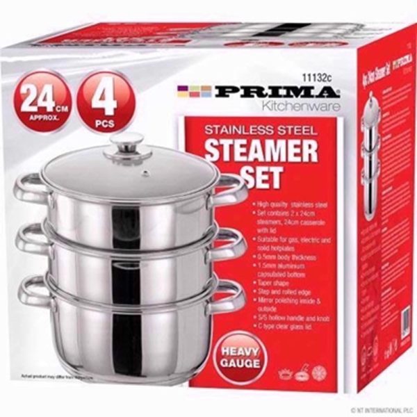 PRIMA STEAMER 3 TIER 24CM