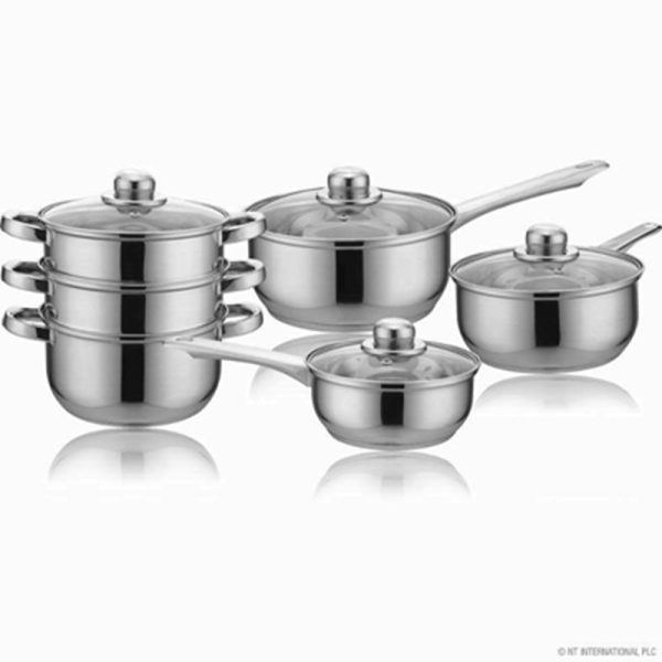 PRIMA COOKWARE S/S SET 6PC