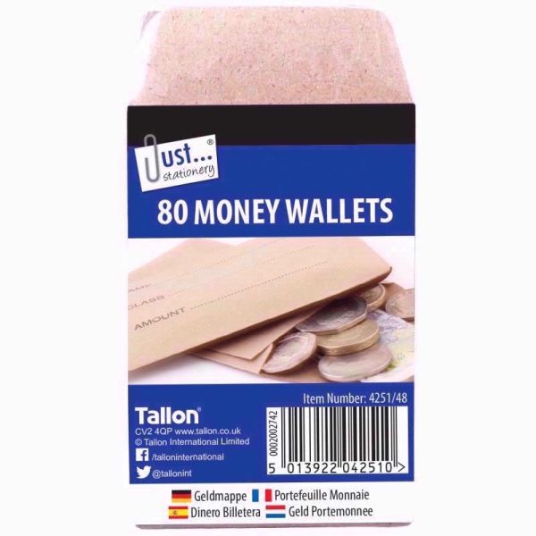 JUST STATIONERY MONEY WALLETS 80