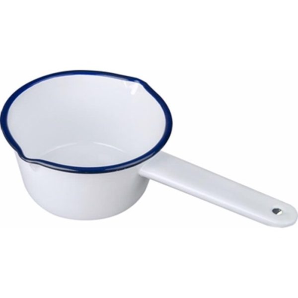 FALCON ENAMEL MILK PAN WHITE 14CM