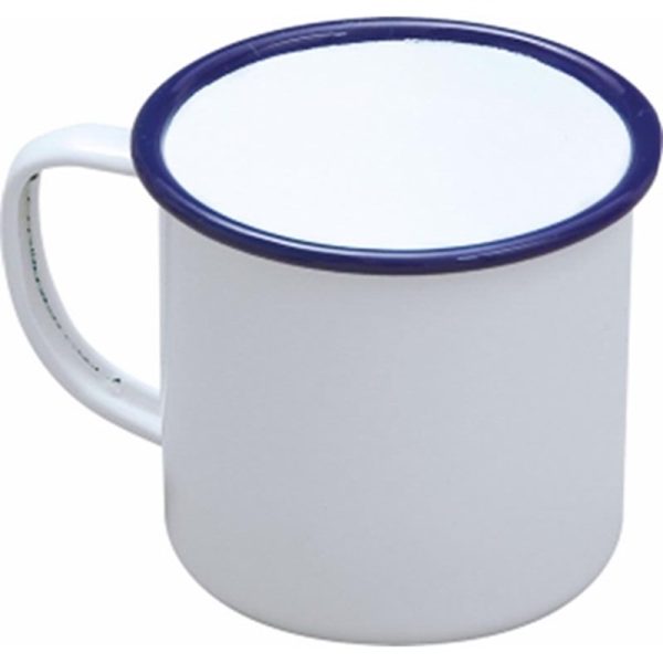 FALCON ENAMEL MUG WHITE 8CM