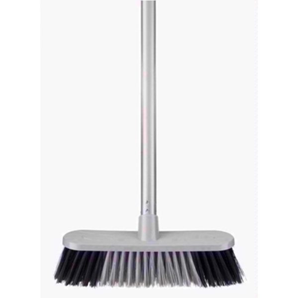 STARWASH BROOM & HANDLE STIFF/SOFT SILVER