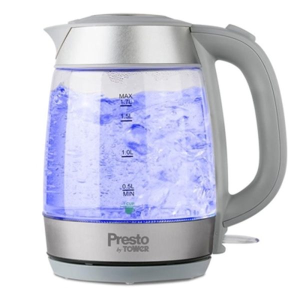 TOWER PRESTO GLASS KETTLE 2200W 1.7L