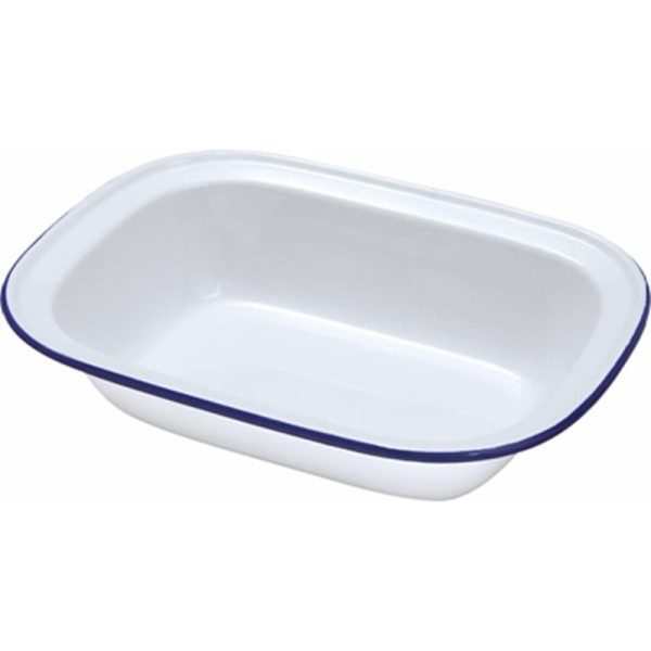 FALCON ENAMEL OBLONG PIE DISH 20CM