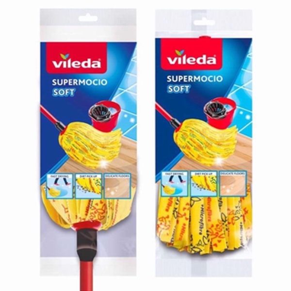 VILEDA SUPERMOCIO YELLOW MOP&REFILL