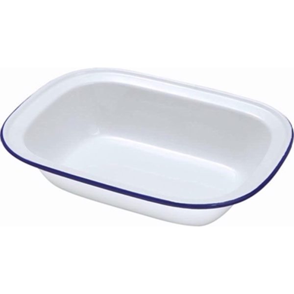 FALCON ENAMEL OBLONG PIE DISH 24CM