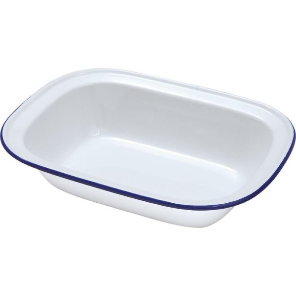 FALCON ENAMEL OBLONG PIE DISH 32CM