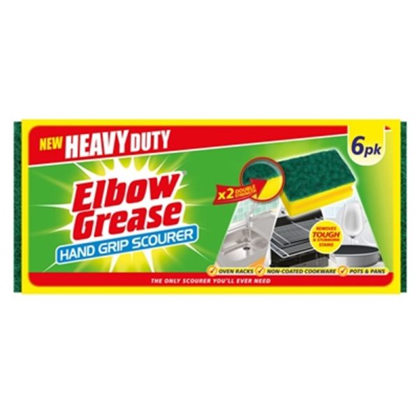 ELBOW GREASE KITCHEN SCOURER PACK OF 6