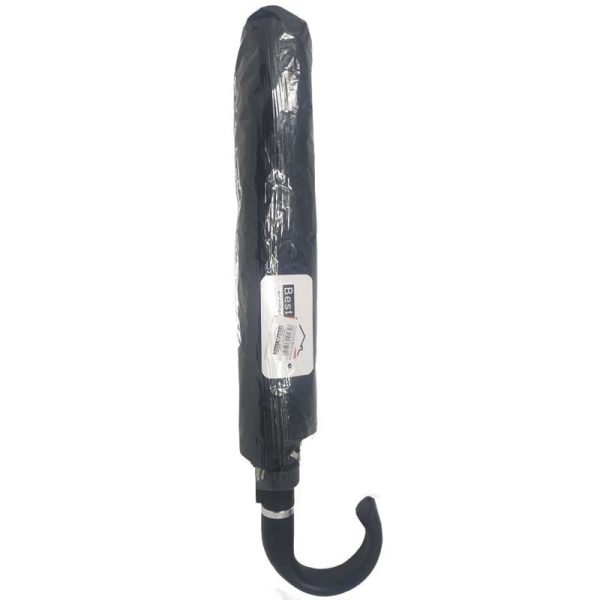 UMBRELLA ROUND BLACK HANDLE FOLDING