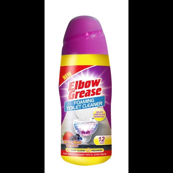 ELBOW GREASE TOILET CLEANER FOAM BERRY BLAST 500G