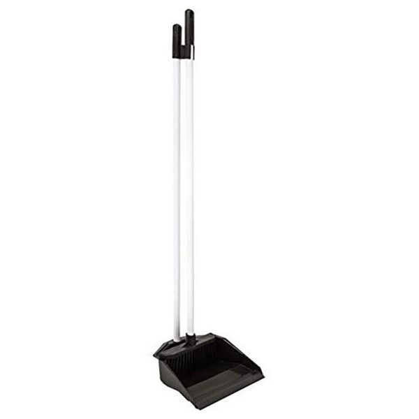 BENTLEY LONG HANDLE DUSTPAN BRUSH BLACK