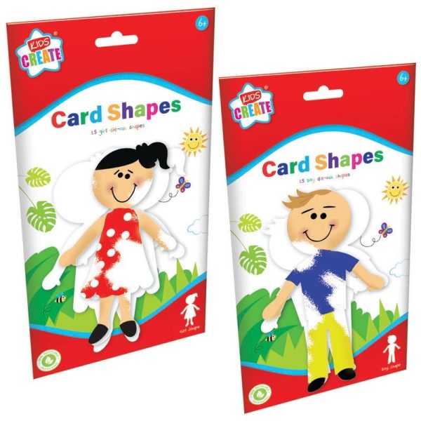 KIDS CREATE CARD SHAPES