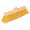 BROOM & HANDLE DELUXE STIFF YELLOW