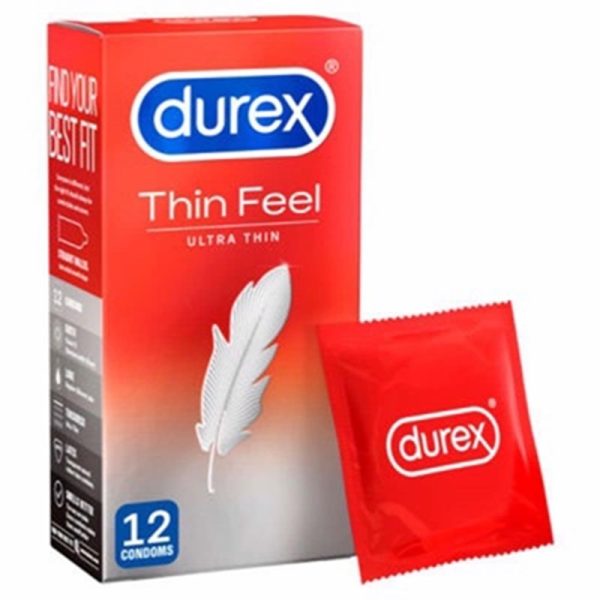 DUREX CONDOMS THIN FEEL CLASSIC 12S PACK OF 4