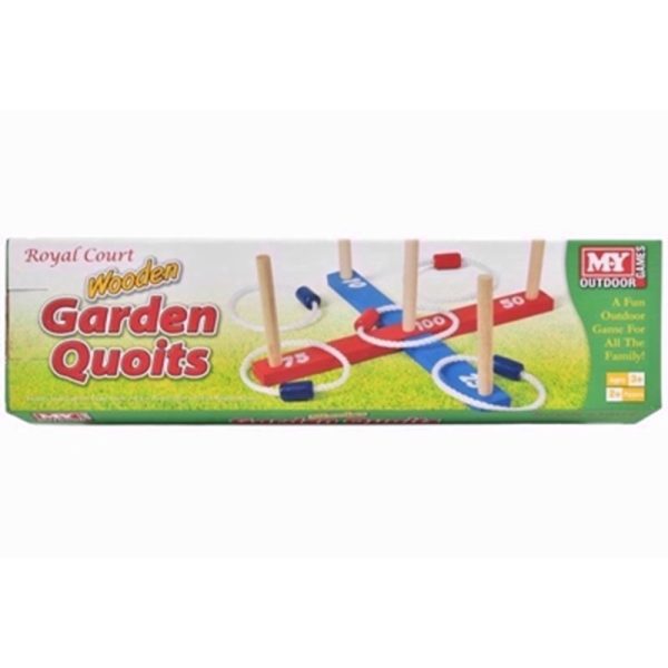 ROYAL COURT WOODEN GARDEN QUOITS